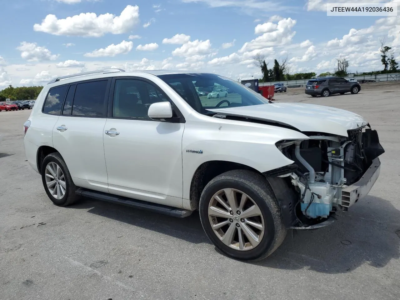 JTEEW44A192036436 2009 Toyota Highlander Hybrid Limited