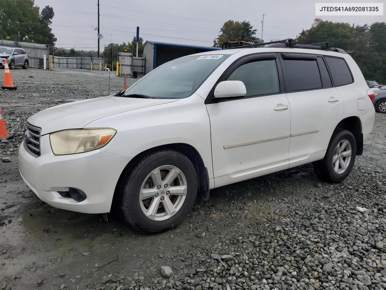 2009 Toyota Highlander VIN: JTEDS41A692081335 Lot: 68971904