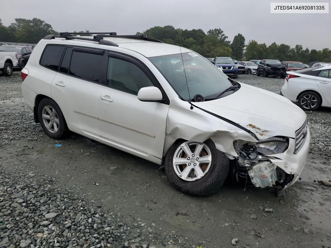 2009 Toyota Highlander VIN: JTEDS41A692081335 Lot: 68971904