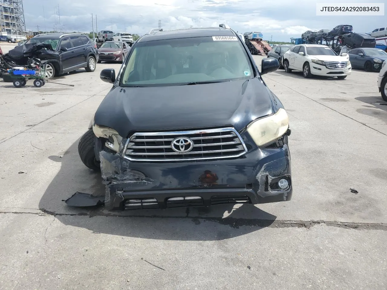 2009 Toyota Highlander Limited VIN: JTEDS42A292083453 Lot: 69568504