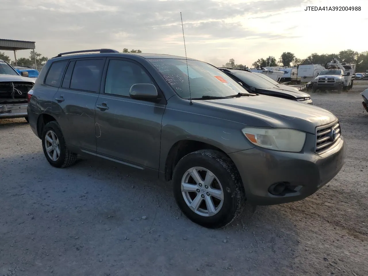 JTEDA41A392004988 2009 Toyota Highlander