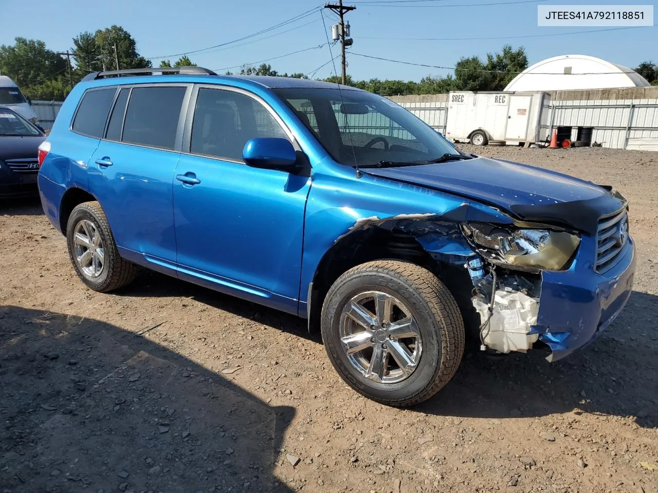 JTEES41A792118851 2009 Toyota Highlander