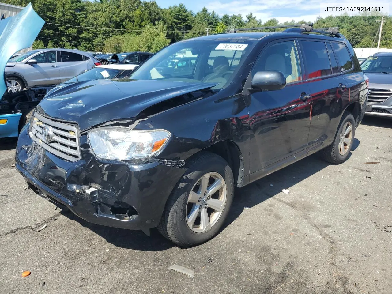 2009 Toyota Highlander VIN: JTEES41A392144511 Lot: 70037984