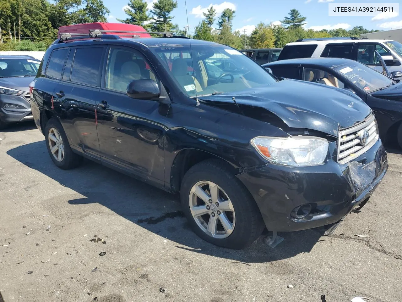 2009 Toyota Highlander VIN: JTEES41A392144511 Lot: 70037984