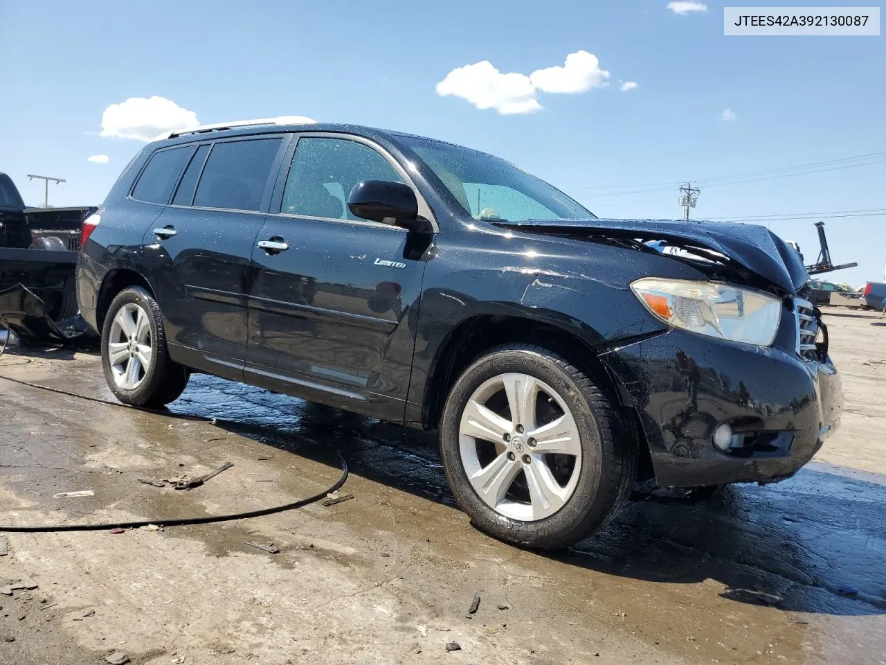 2009 Toyota Highlander Limited VIN: JTEES42A392130087 Lot: 70278984