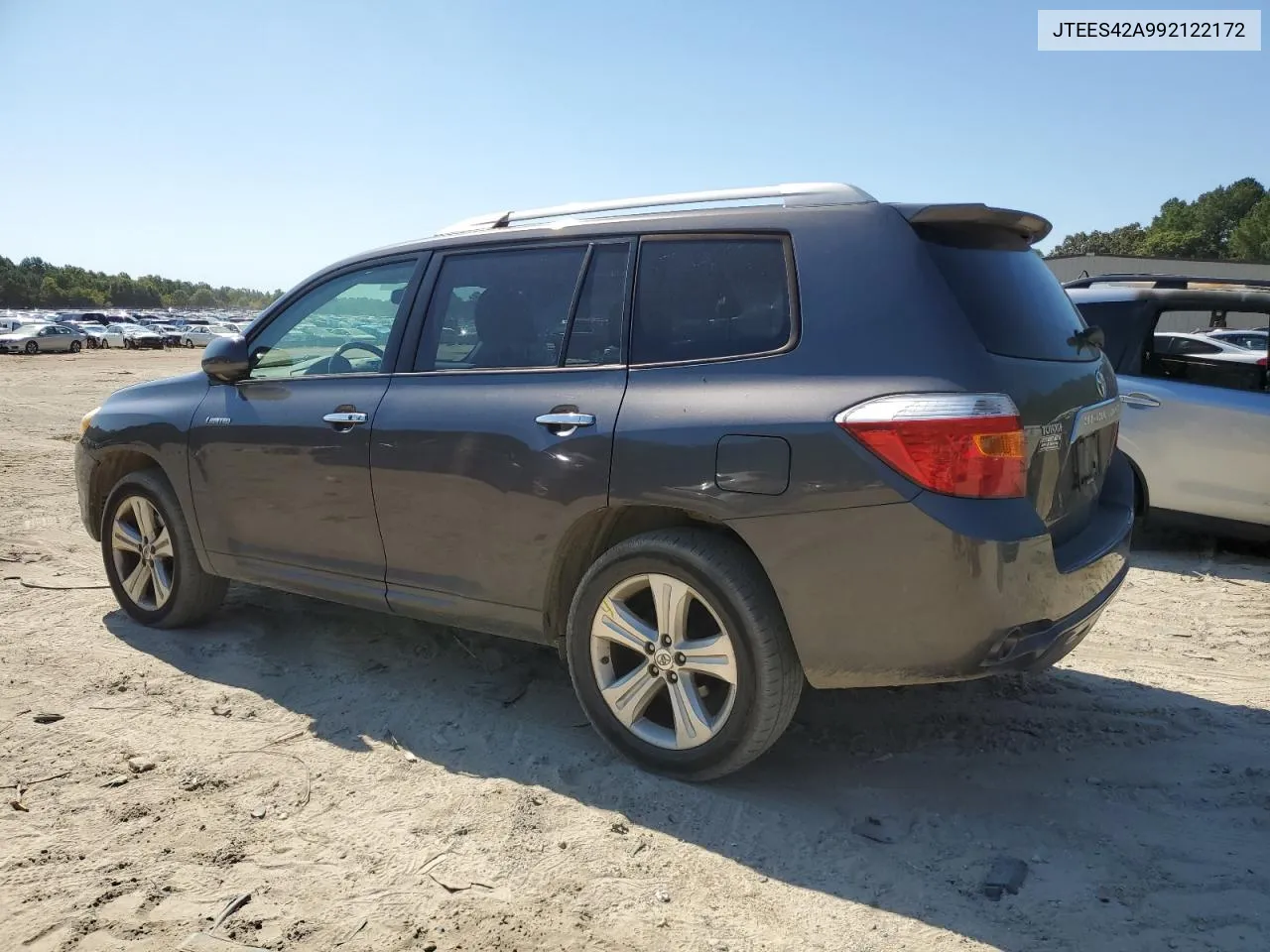 2009 Toyota Highlander Limited VIN: JTEES42A992122172 Lot: 70435734