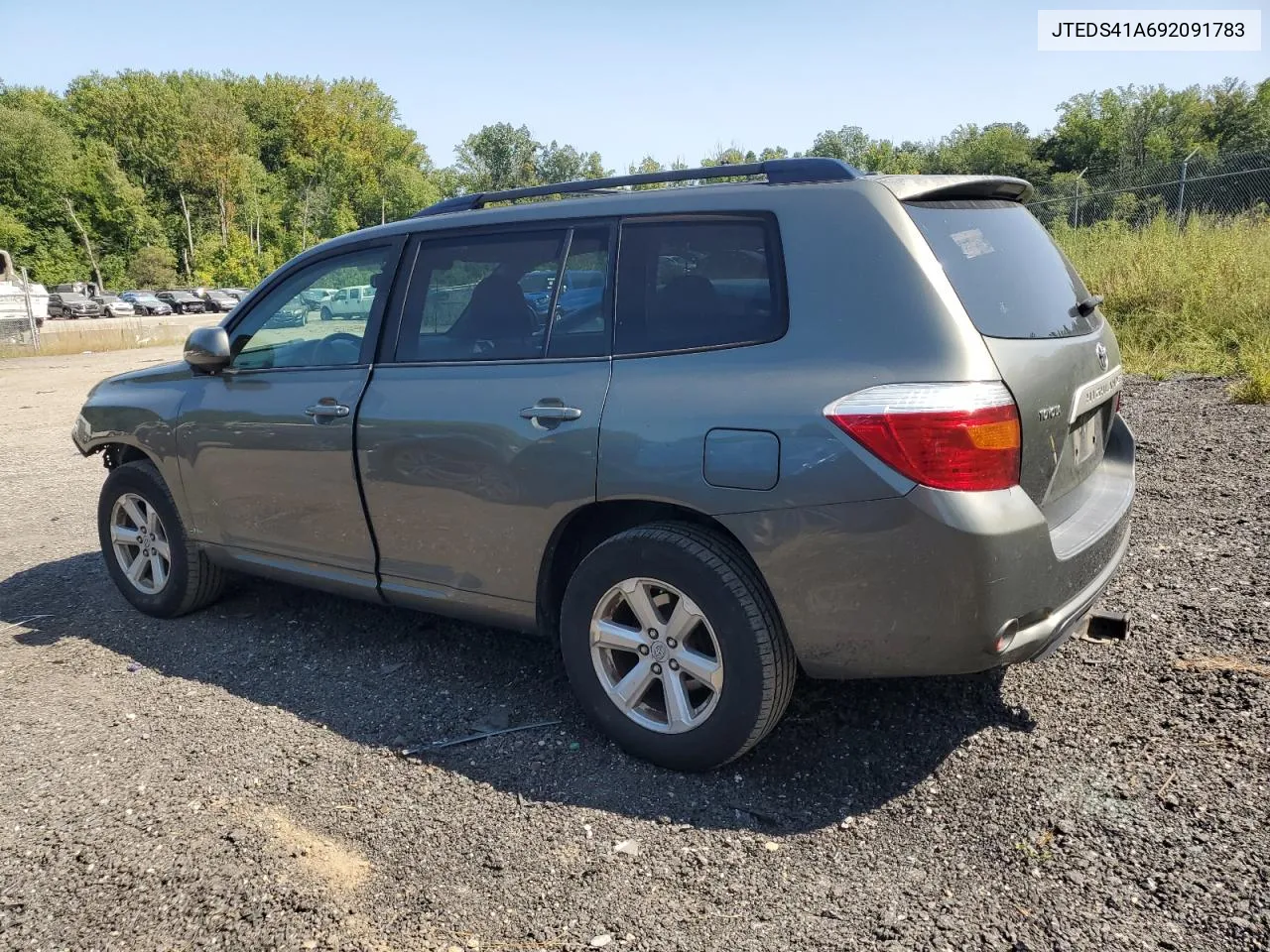 2009 Toyota Highlander VIN: JTEDS41A692091783 Lot: 70498734