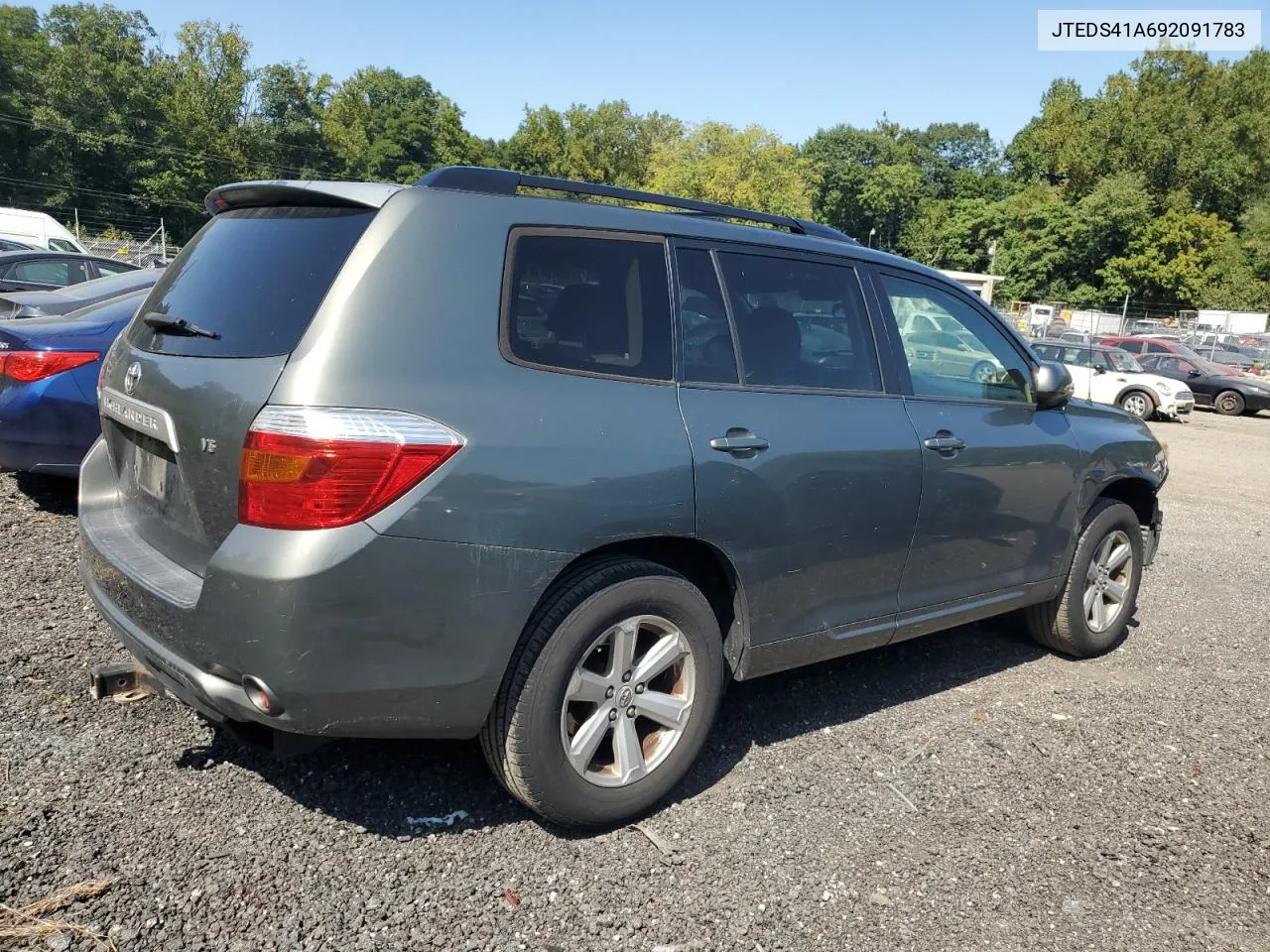 2009 Toyota Highlander VIN: JTEDS41A692091783 Lot: 70498734