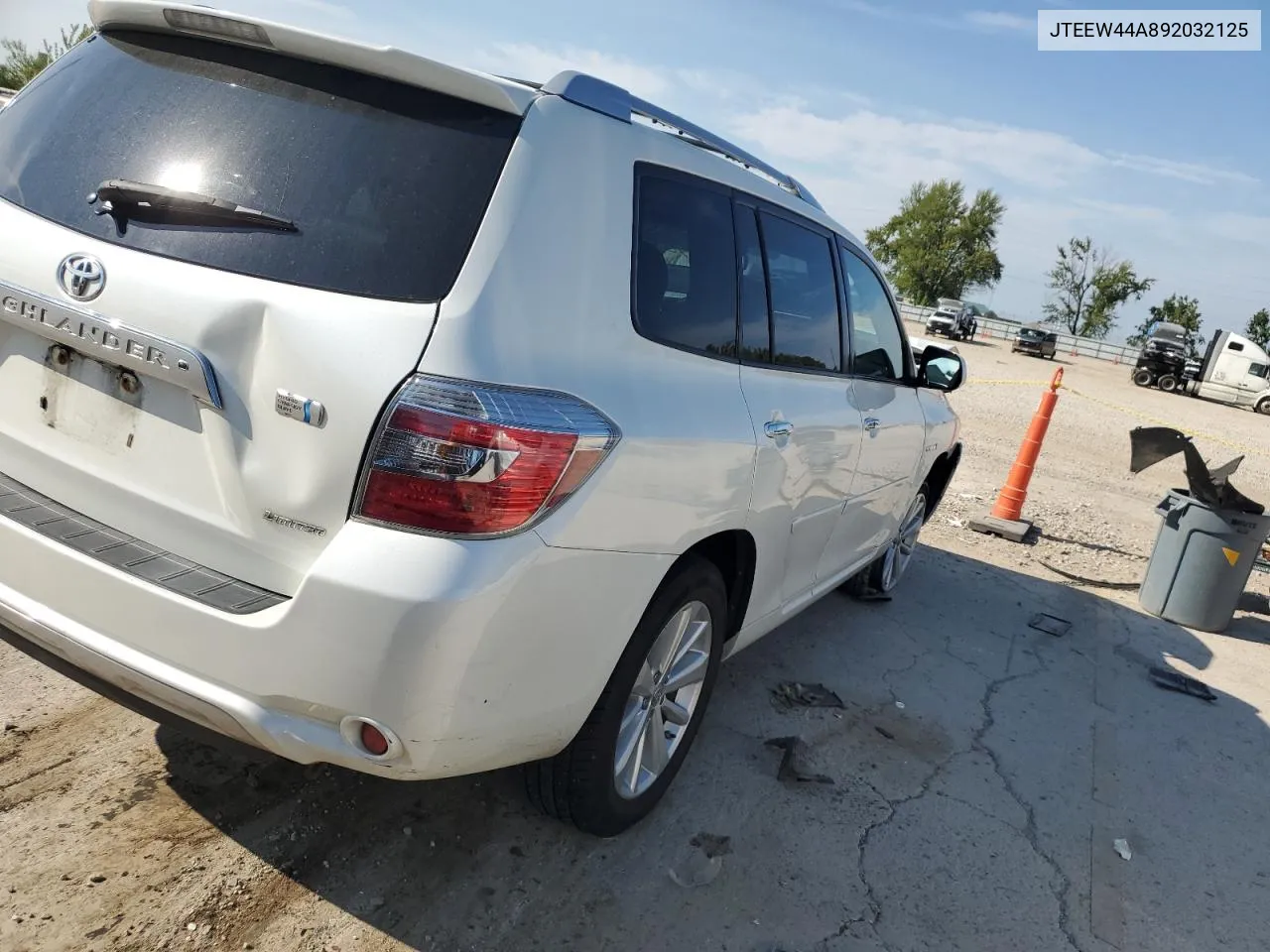 2009 Toyota Highlander Hybrid Limited VIN: JTEEW44A892032125 Lot: 70589064