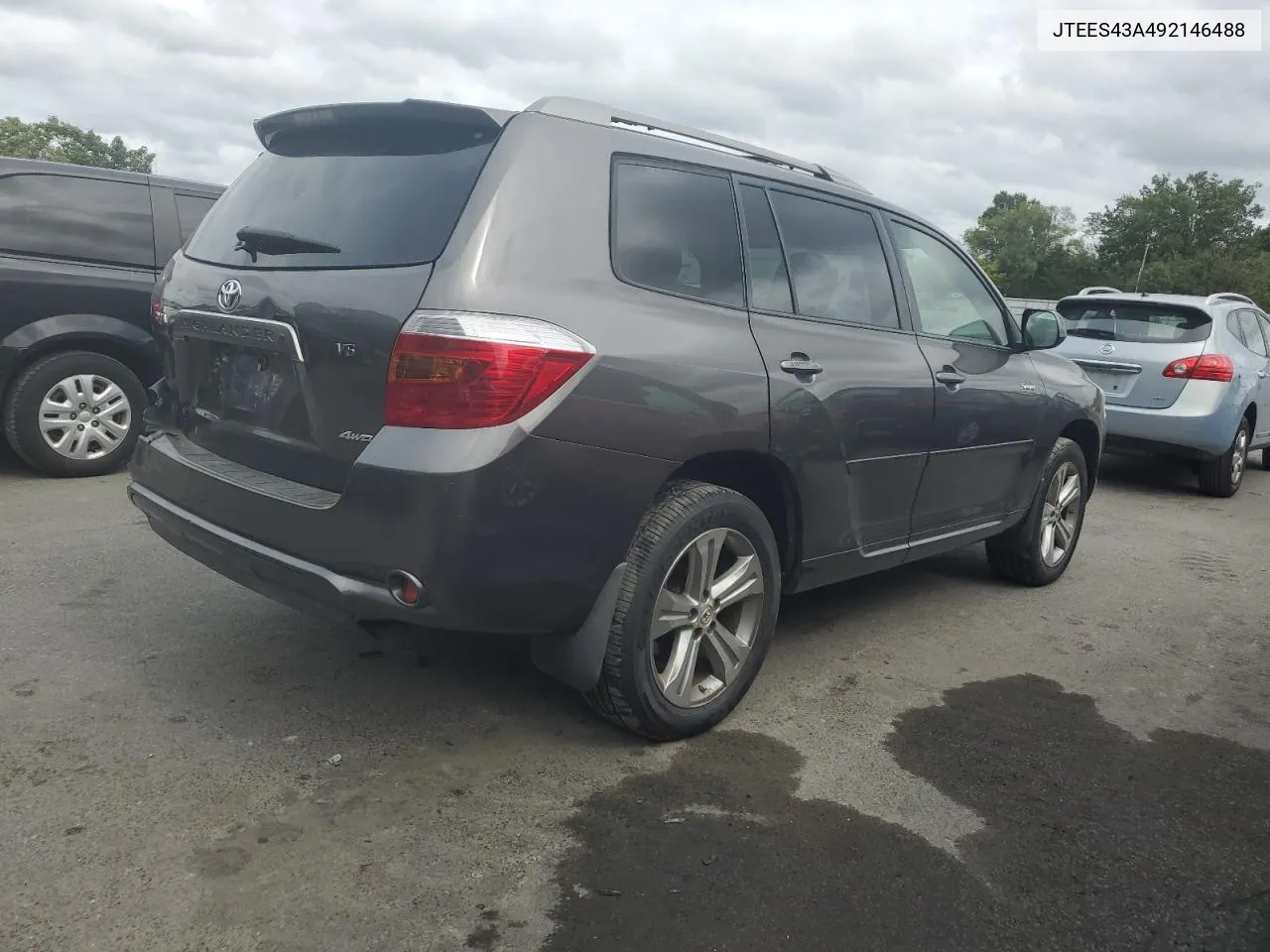 2009 Toyota Highlander Sport VIN: JTEES43A492146488 Lot: 70991834