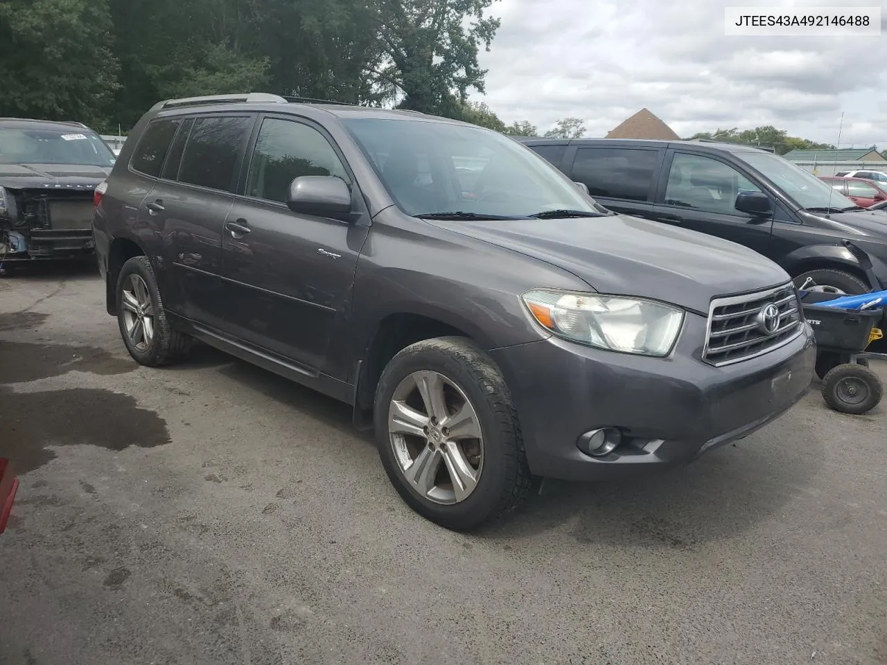 2009 Toyota Highlander Sport VIN: JTEES43A492146488 Lot: 70991834