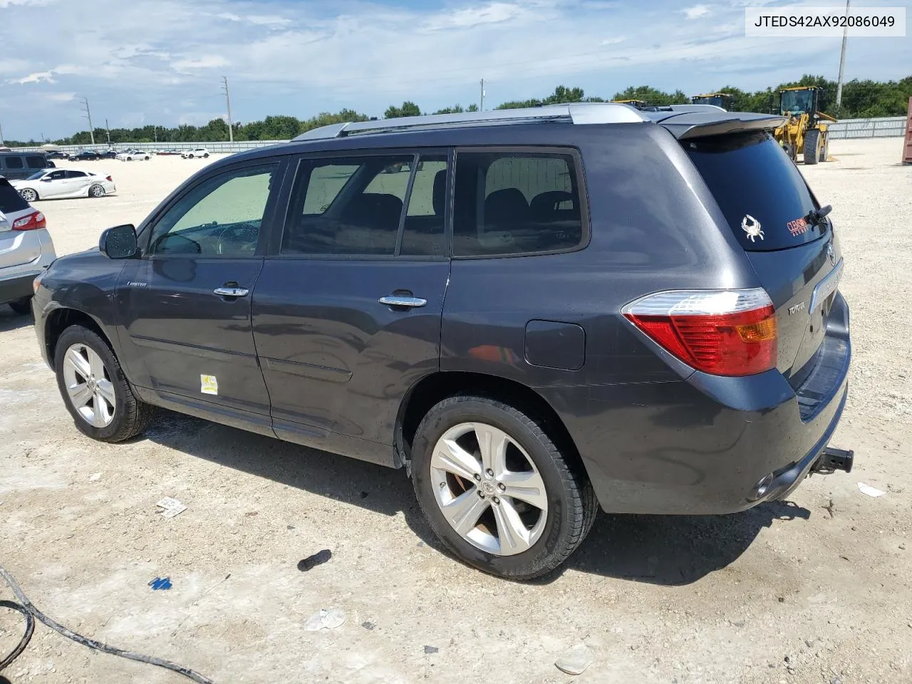 2009 Toyota Highlander Limited VIN: JTEDS42AX92086049 Lot: 71989314