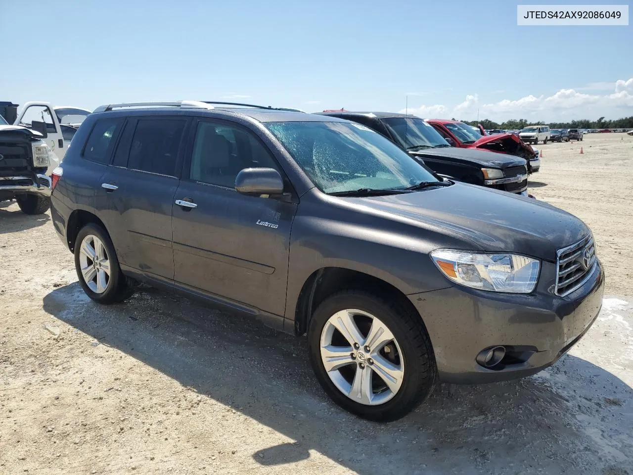 2009 Toyota Highlander Limited VIN: JTEDS42AX92086049 Lot: 71989314