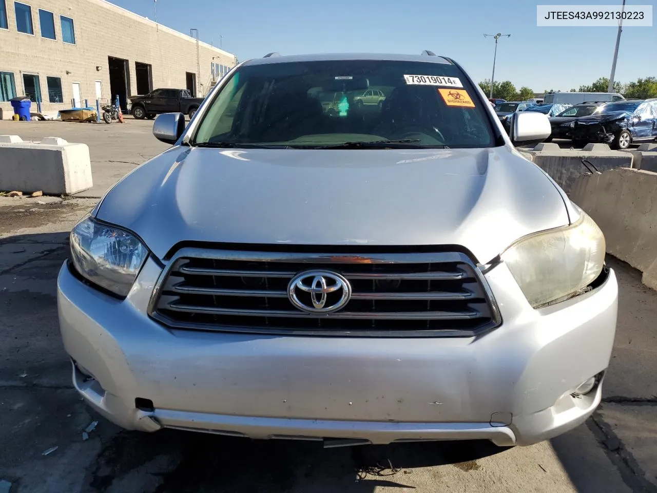 2009 Toyota Highlander Sport VIN: JTEES43A992130223 Lot: 73019014