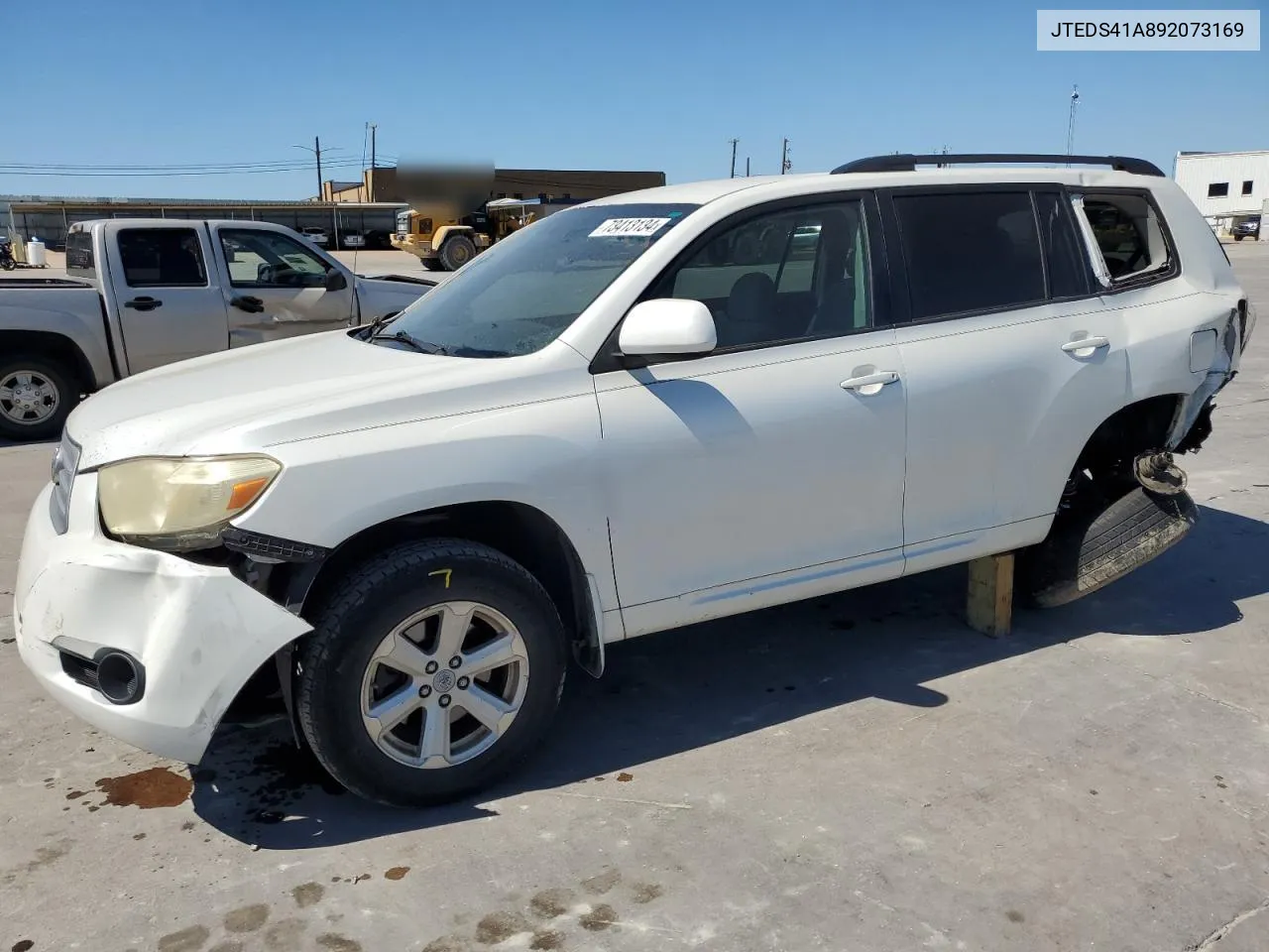 2009 Toyota Highlander VIN: JTEDS41A892073169 Lot: 73413134