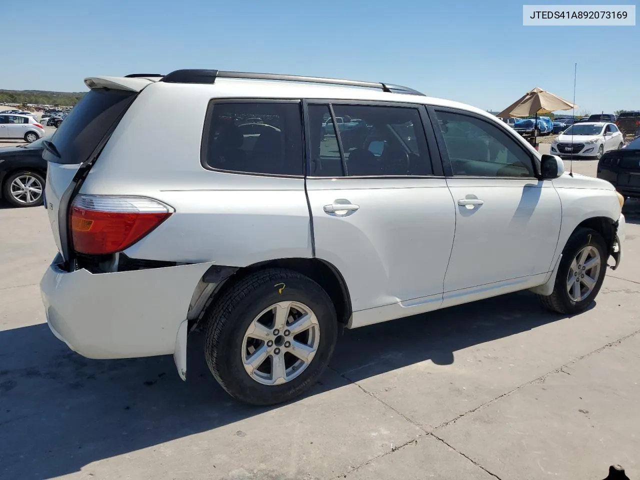 2009 Toyota Highlander VIN: JTEDS41A892073169 Lot: 73413134