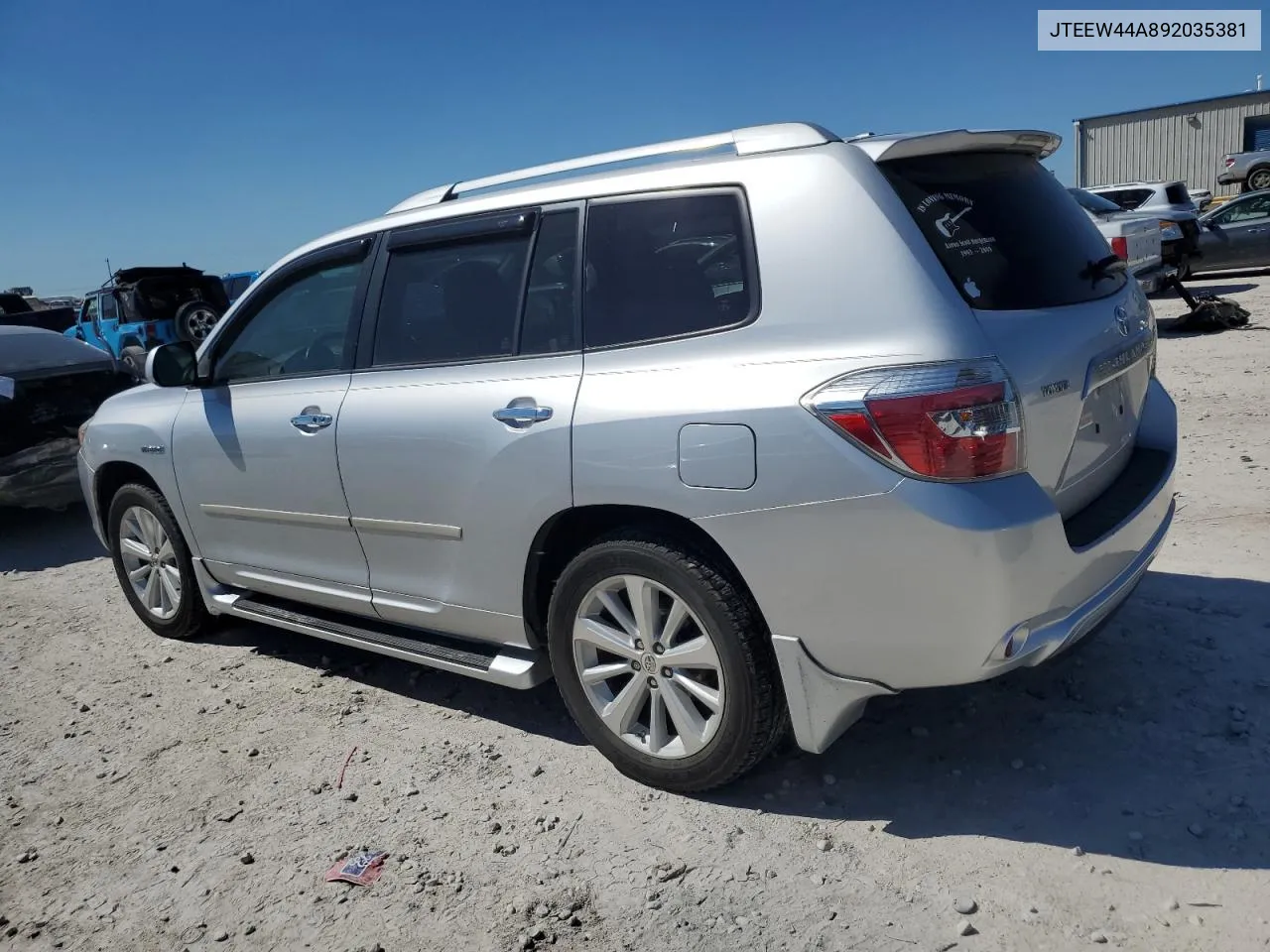 2009 Toyota Highlander Hybrid Limited VIN: JTEEW44A892035381 Lot: 73417504