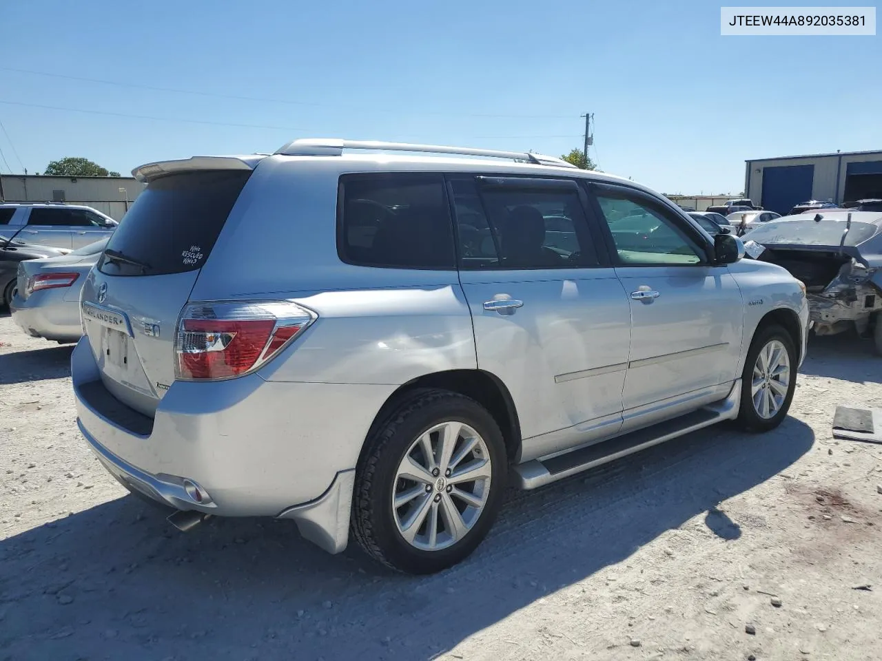 2009 Toyota Highlander Hybrid Limited VIN: JTEEW44A892035381 Lot: 73417504