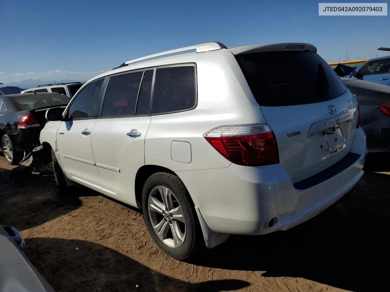 2009 Toyota Highlander Limited VIN: JTEDS42A092079403 Lot: 73572374