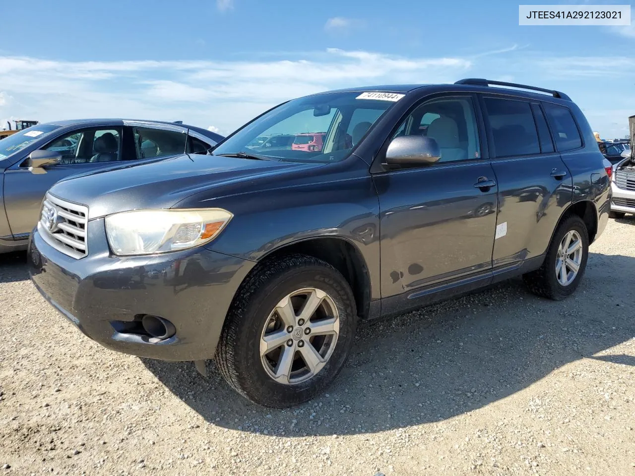 2009 Toyota Highlander VIN: JTEES41A292123021 Lot: 74110944