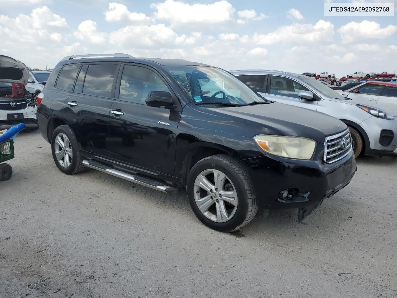 2009 Toyota Highlander Limited VIN: JTEDS42A692092768 Lot: 74371954