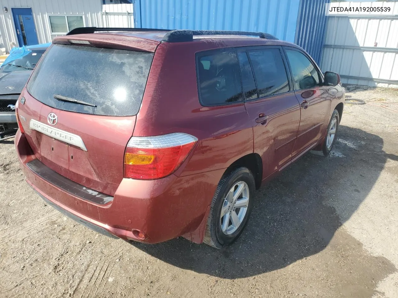 2009 Toyota Highlander VIN: JTEDA41A192005539 Lot: 74671814