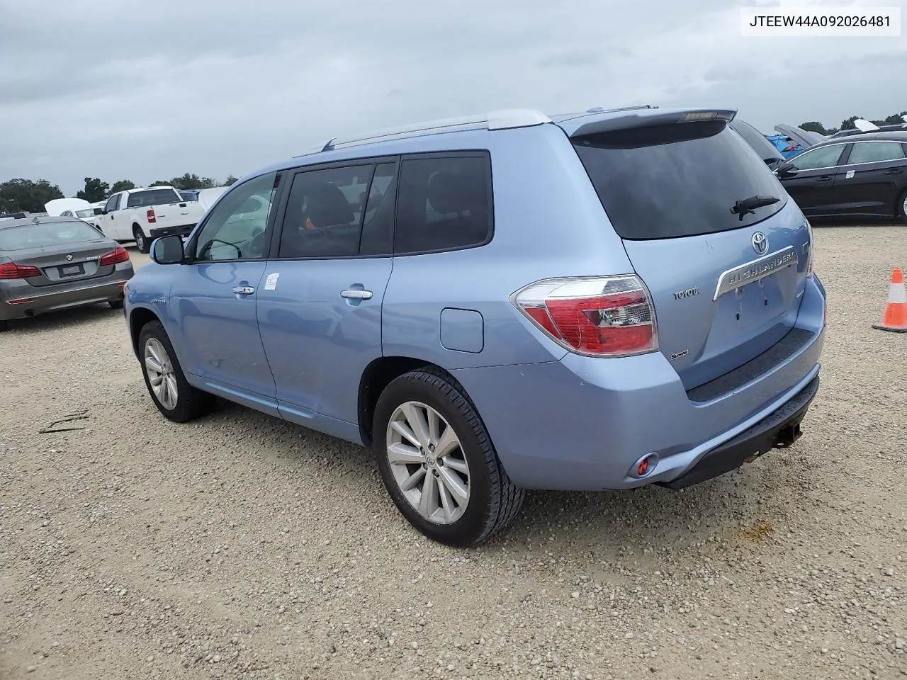 2009 Toyota Highlander Hybrid Limited VIN: JTEEW44A092026481 Lot: 74761624