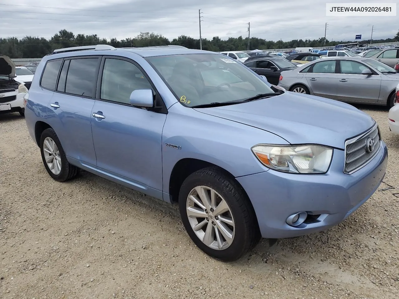 2009 Toyota Highlander Hybrid Limited VIN: JTEEW44A092026481 Lot: 74761624