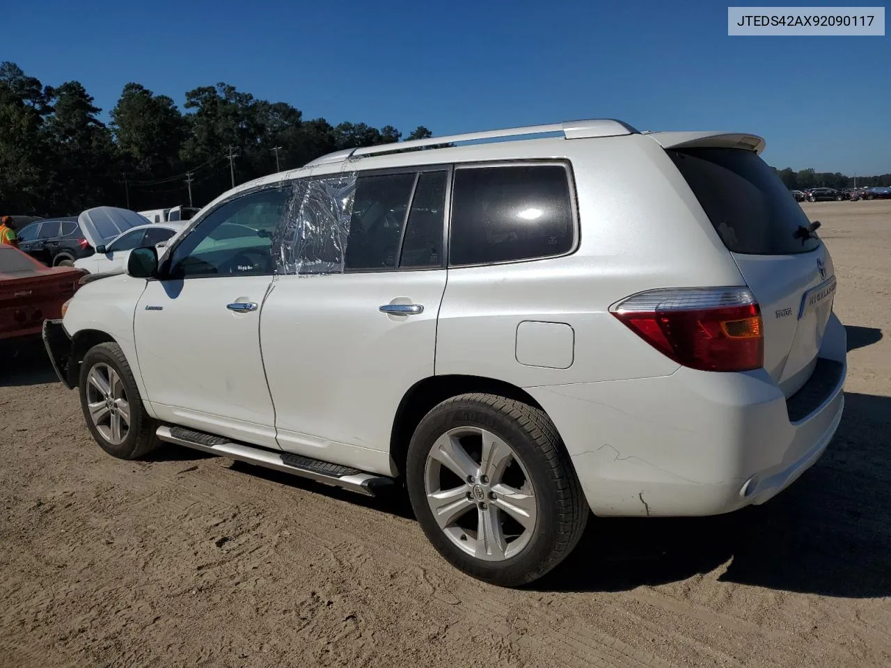 2009 Toyota Highlander Limited VIN: JTEDS42AX92090117 Lot: 74881994