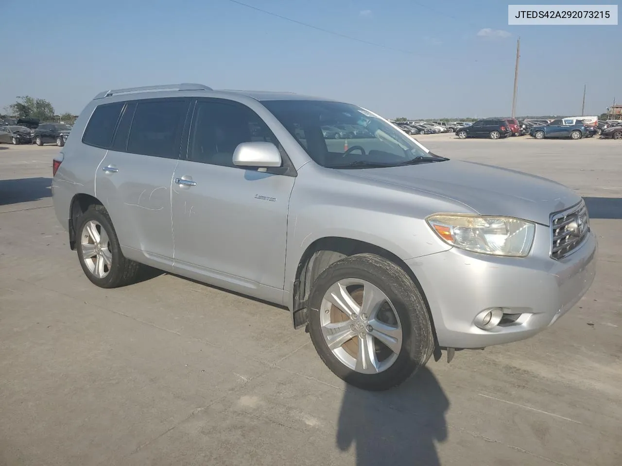 2009 Toyota Highlander Limited VIN: JTEDS42A292073215 Lot: 74972724