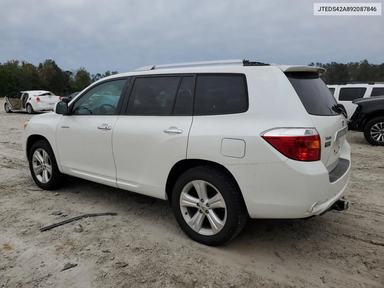 2009 Toyota Highlander Limited VIN: JTEDS42A892087846 Lot: 75202154