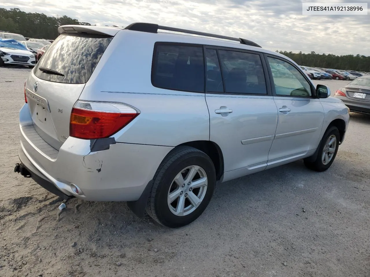 2009 Toyota Highlander VIN: JTEES41A192138996 Lot: 75593974