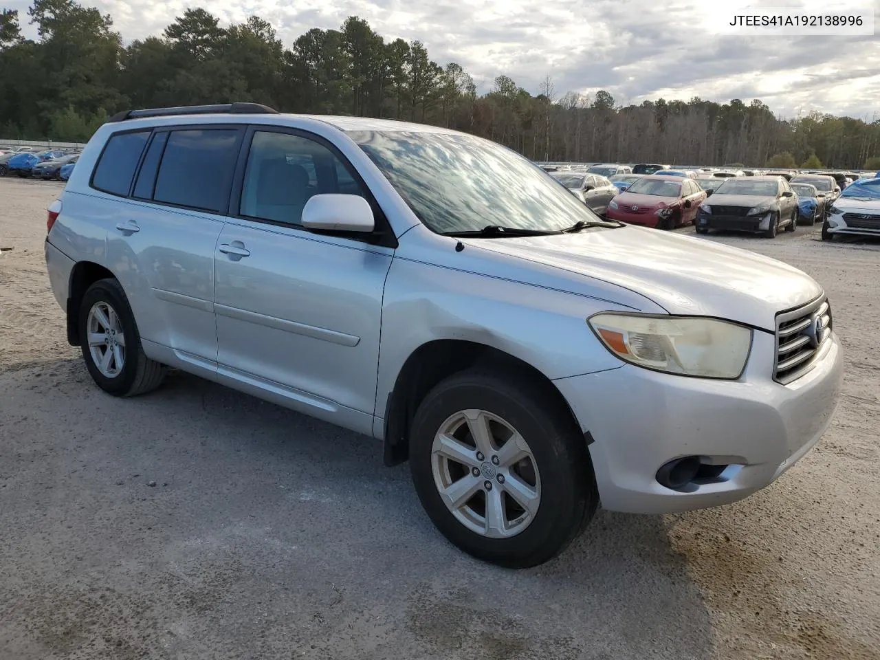 2009 Toyota Highlander VIN: JTEES41A192138996 Lot: 75593974