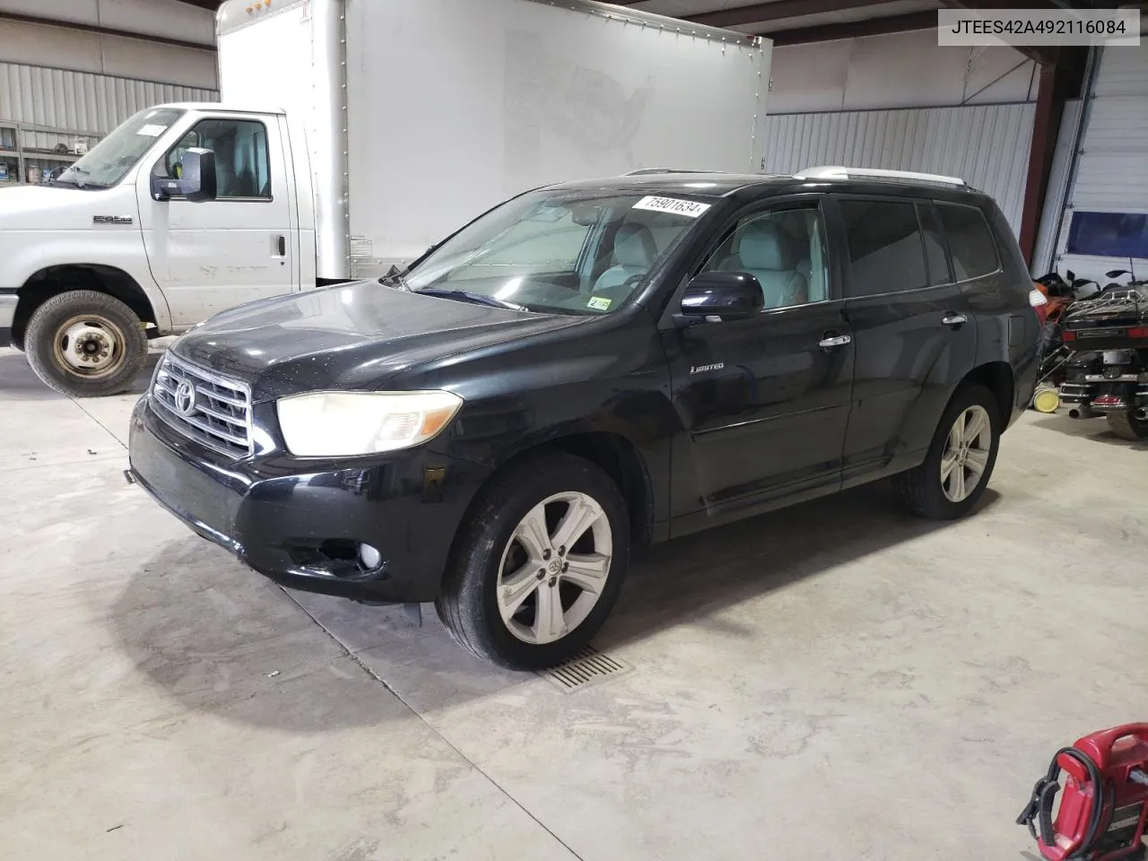 2009 Toyota Highlander Limited VIN: JTEES42A492116084 Lot: 75901634