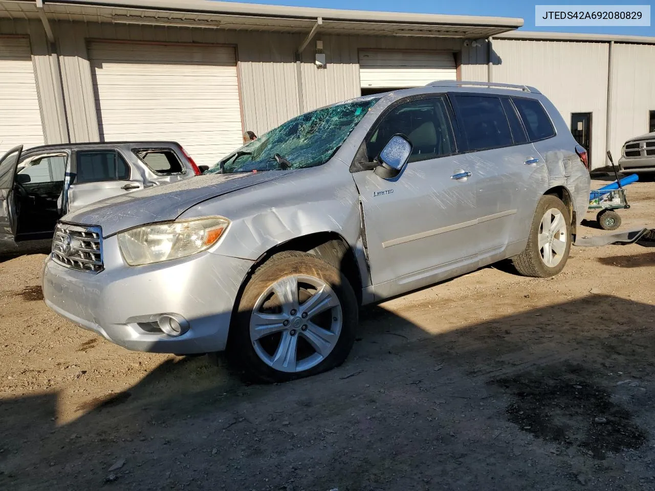 2009 Toyota Highlander Limited VIN: JTEDS42A692080829 Lot: 76775484