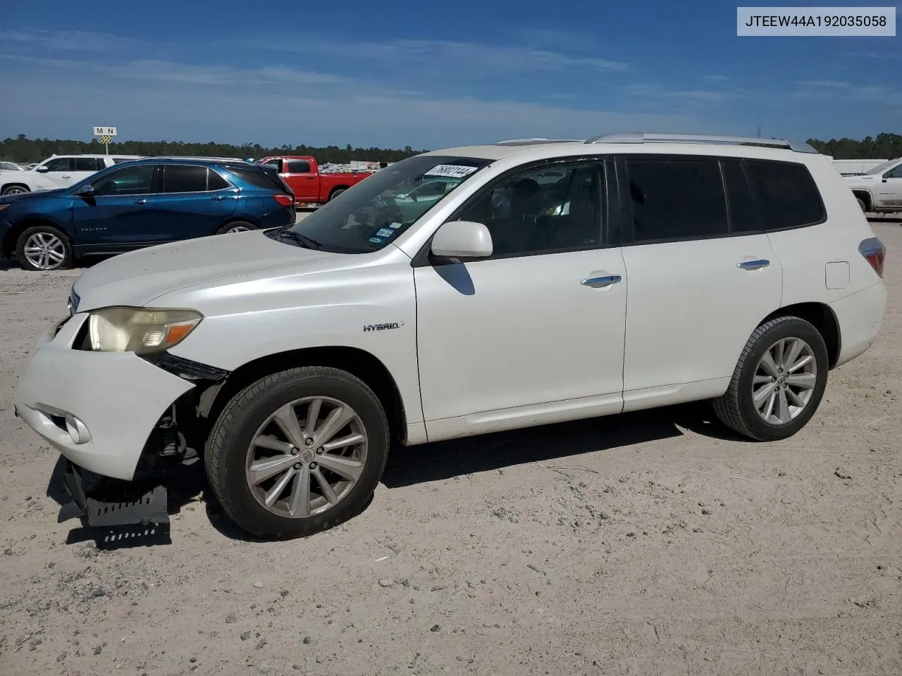 2009 Toyota Highlander Hybrid Limited VIN: JTEEW44A192035058 Lot: 76802144