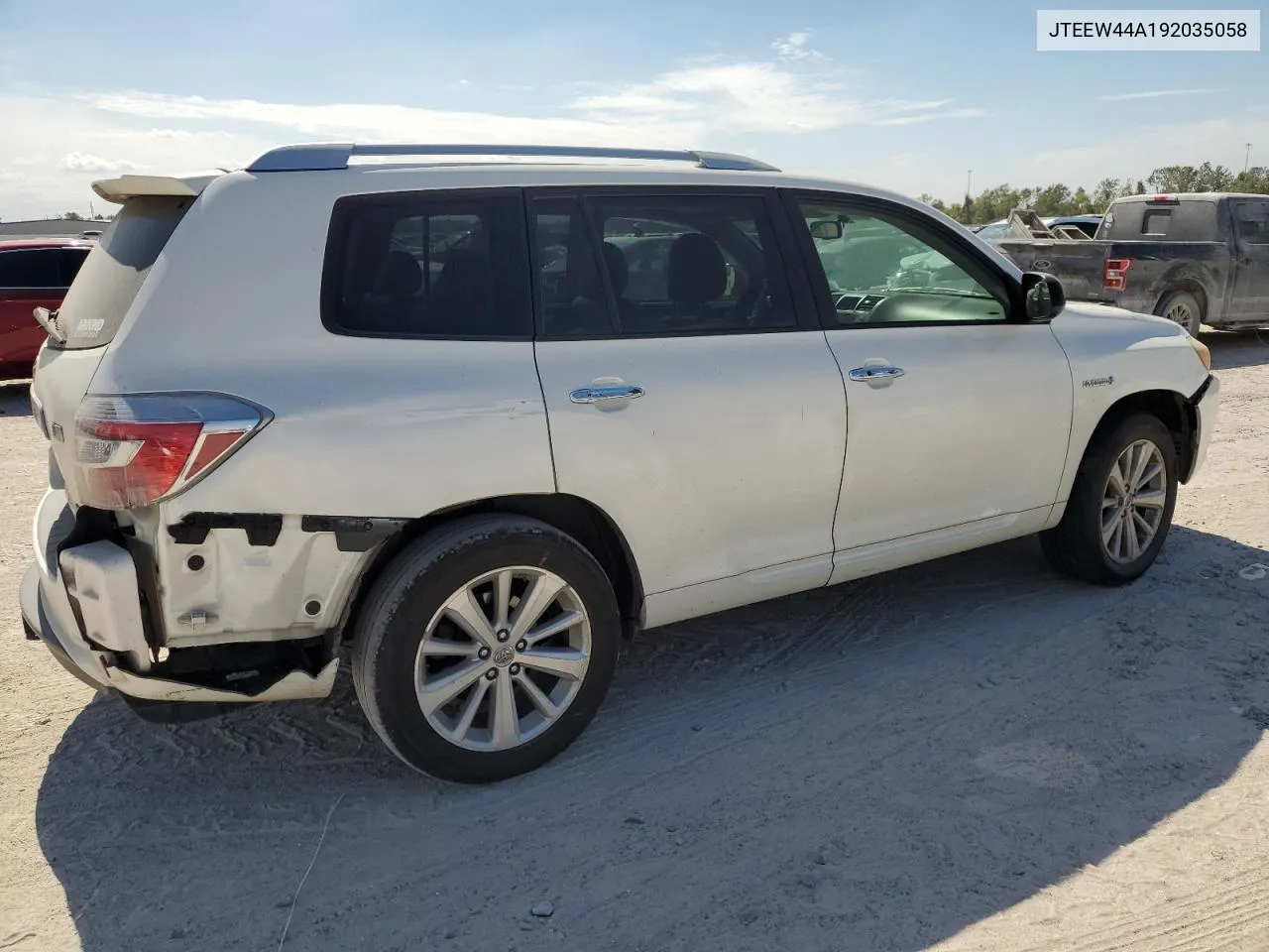 2009 Toyota Highlander Hybrid Limited VIN: JTEEW44A192035058 Lot: 76802144