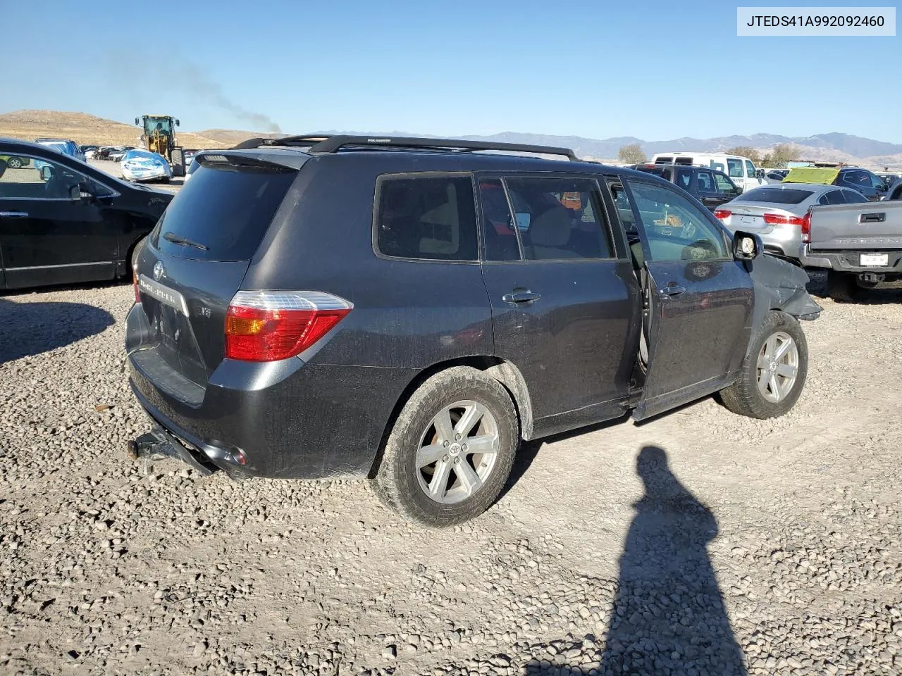 2009 Toyota Highlander VIN: JTEDS41A992092460 Lot: 76842024