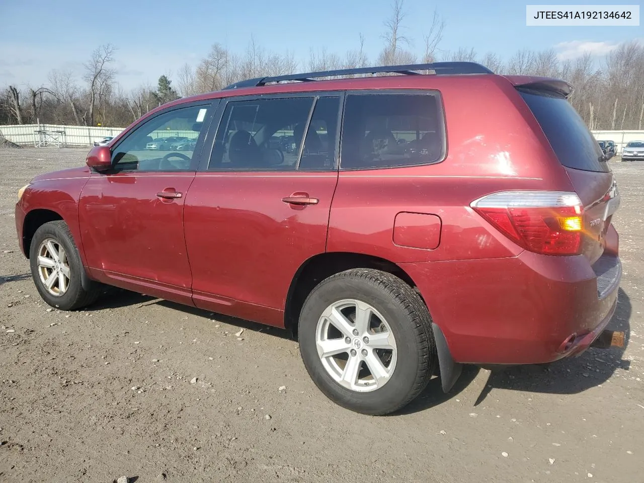 2009 Toyota Highlander VIN: JTEES41A192134642 Lot: 76899524