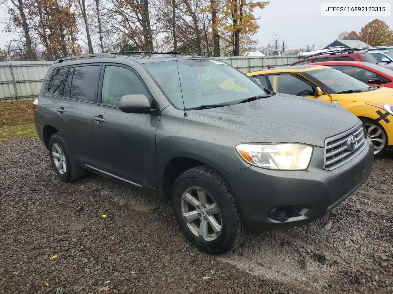 2009 Toyota Highlander VIN: JTEES41A892123315 Lot: 77194244