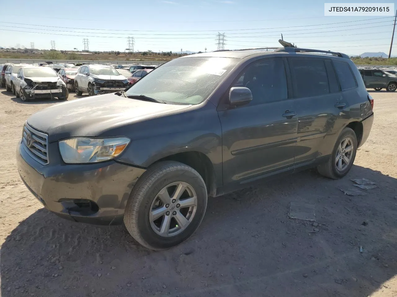 2009 Toyota Highlander VIN: JTEDS41A792091615 Lot: 77583804