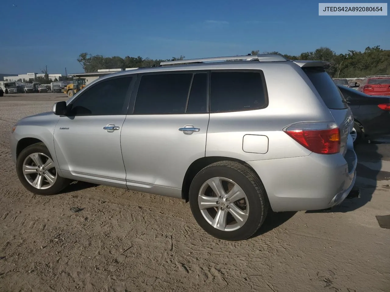 2009 Toyota Highlander Limited VIN: JTEDS42A892080654 Lot: 78075194