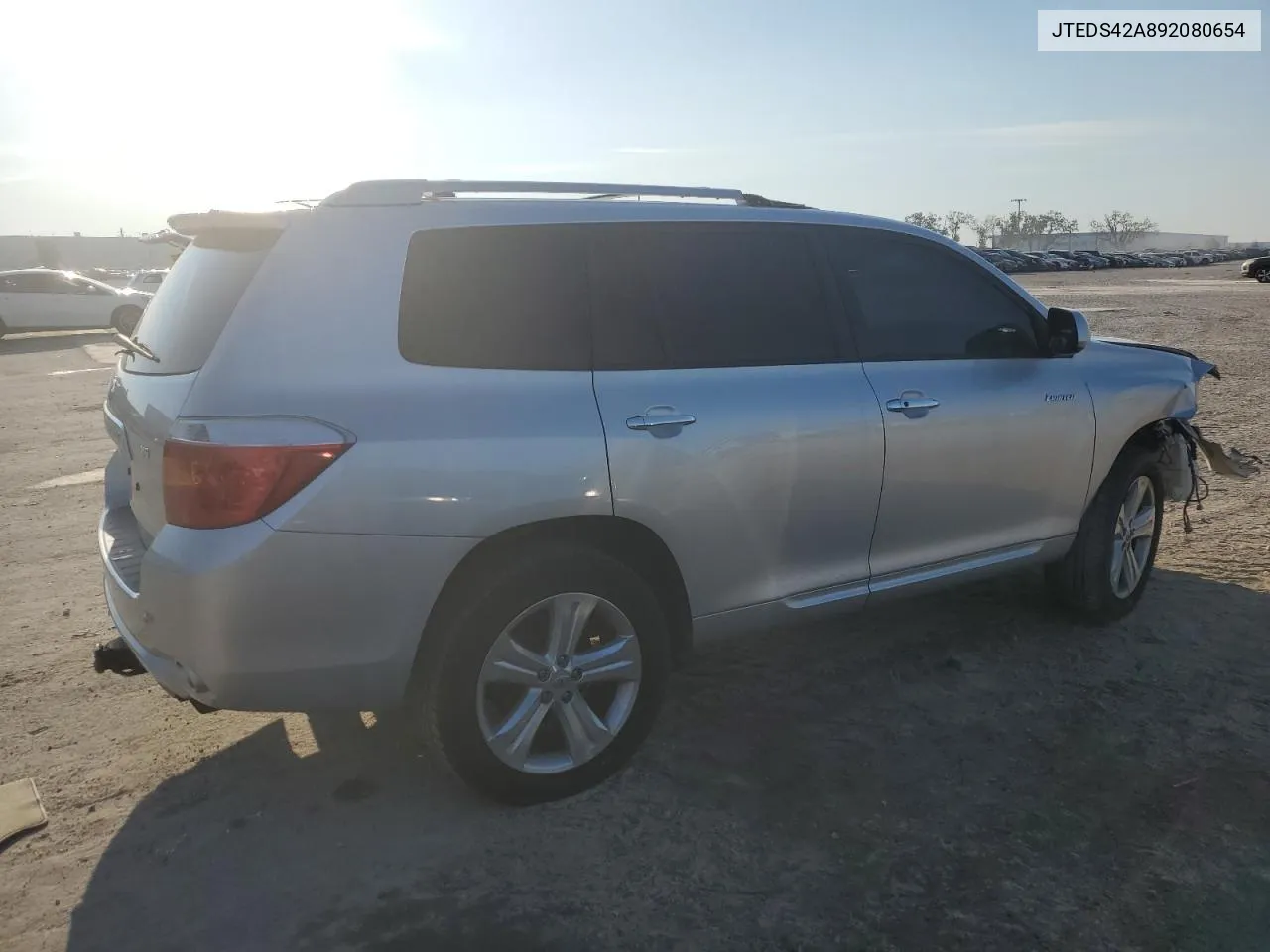 2009 Toyota Highlander Limited VIN: JTEDS42A892080654 Lot: 78075194