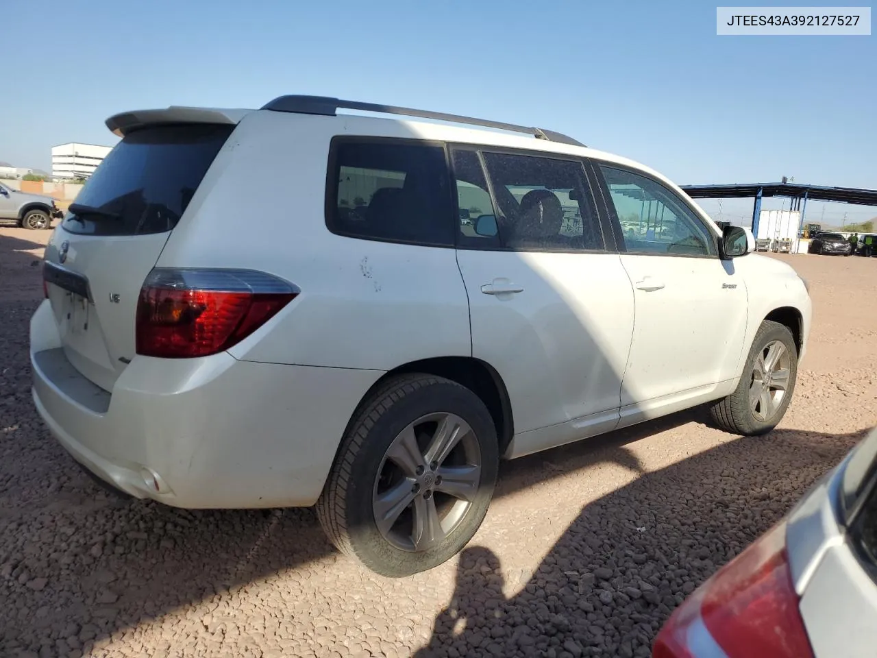 2009 Toyota Highlander Sport VIN: JTEES43A392127527 Lot: 78316784