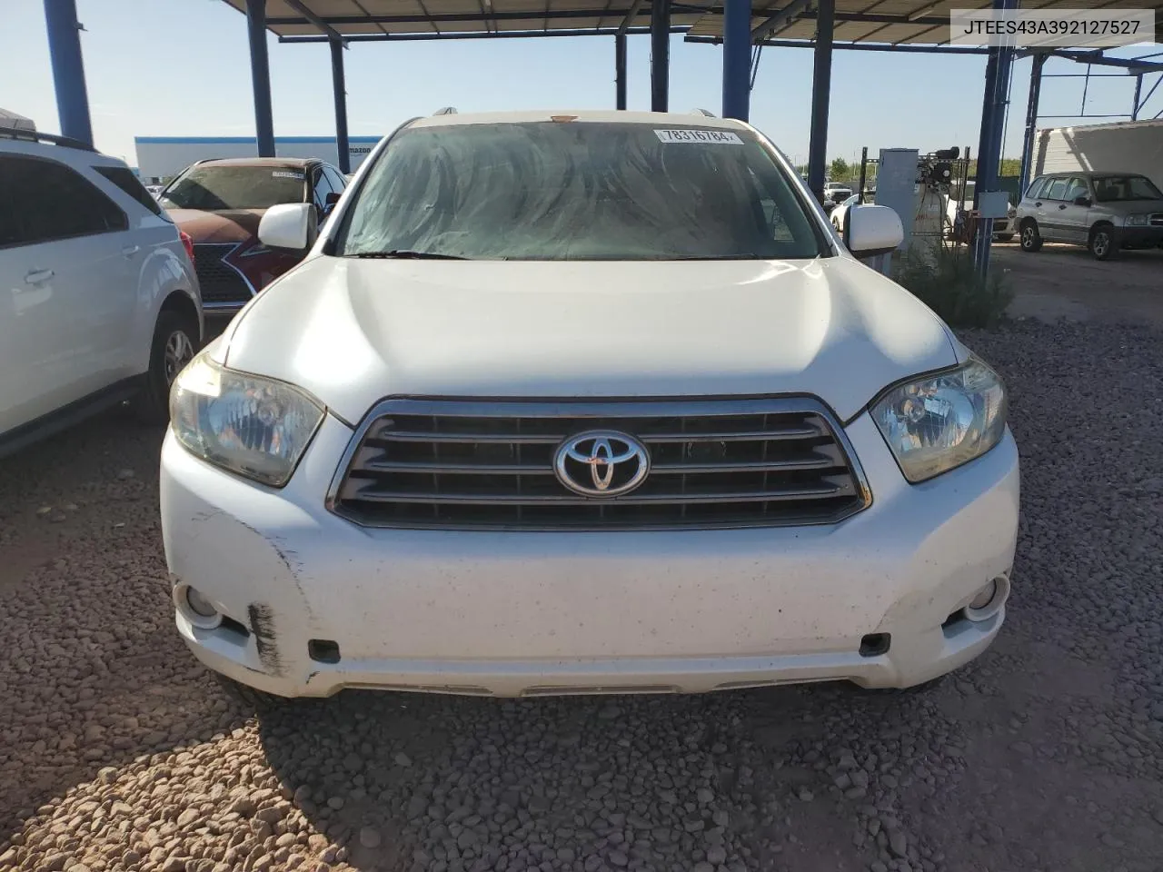 2009 Toyota Highlander Sport VIN: JTEES43A392127527 Lot: 78316784