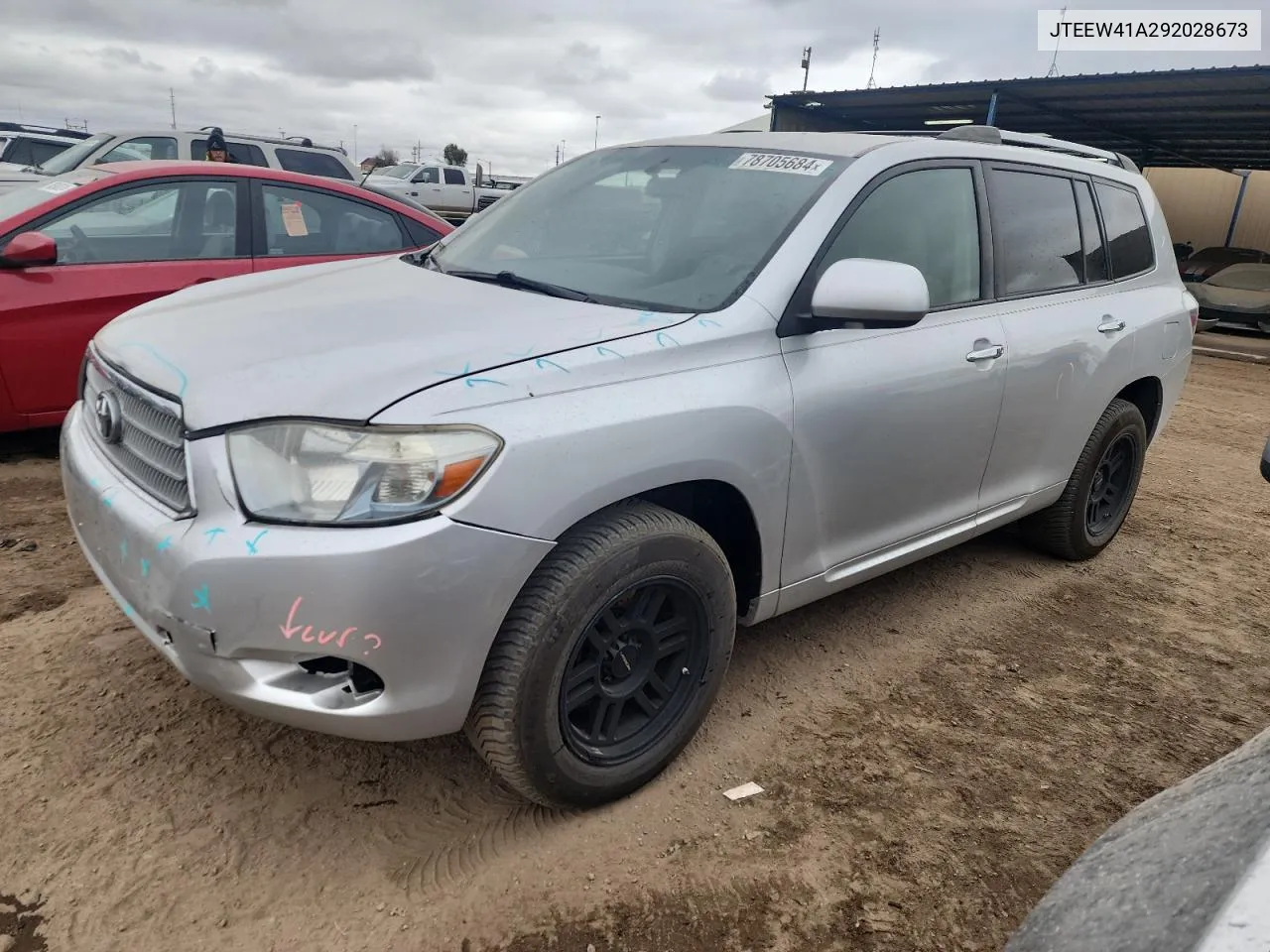 2009 Toyota Highlander Hybrid VIN: JTEEW41A292028673 Lot: 78705684