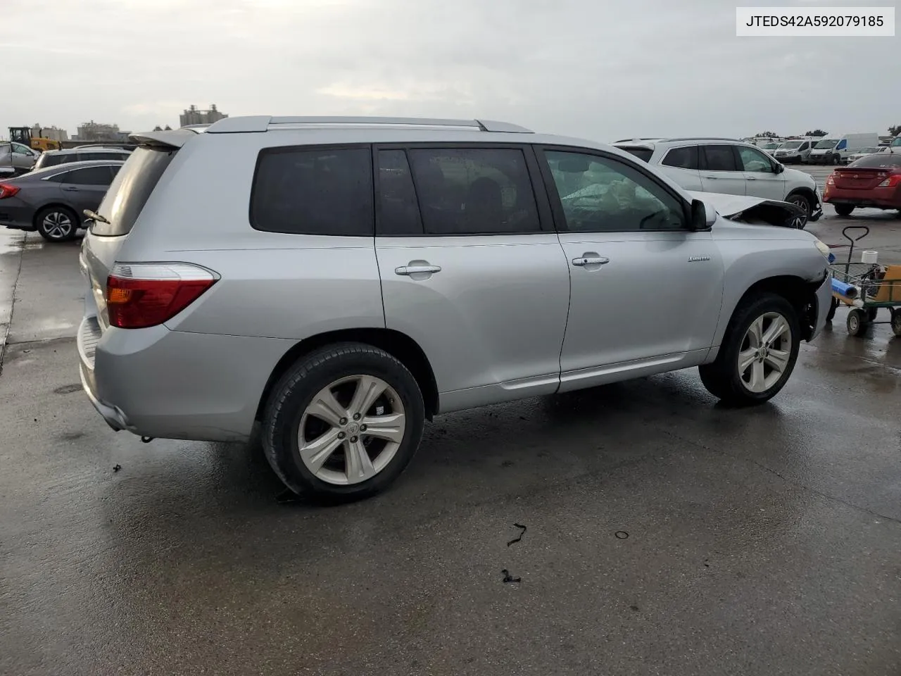 2009 Toyota Highlander Limited VIN: JTEDS42A592079185 Lot: 78751574