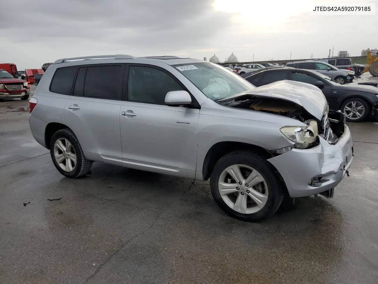 2009 Toyota Highlander Limited VIN: JTEDS42A592079185 Lot: 78751574