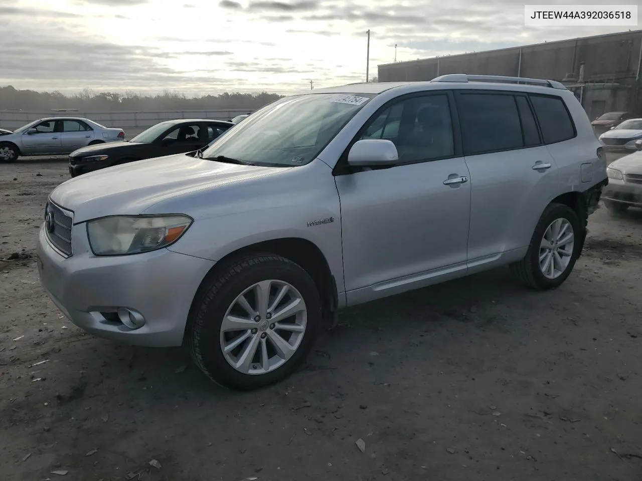 2009 Toyota Highlander Hybrid Limited VIN: JTEEW44A392036518 Lot: 78945754