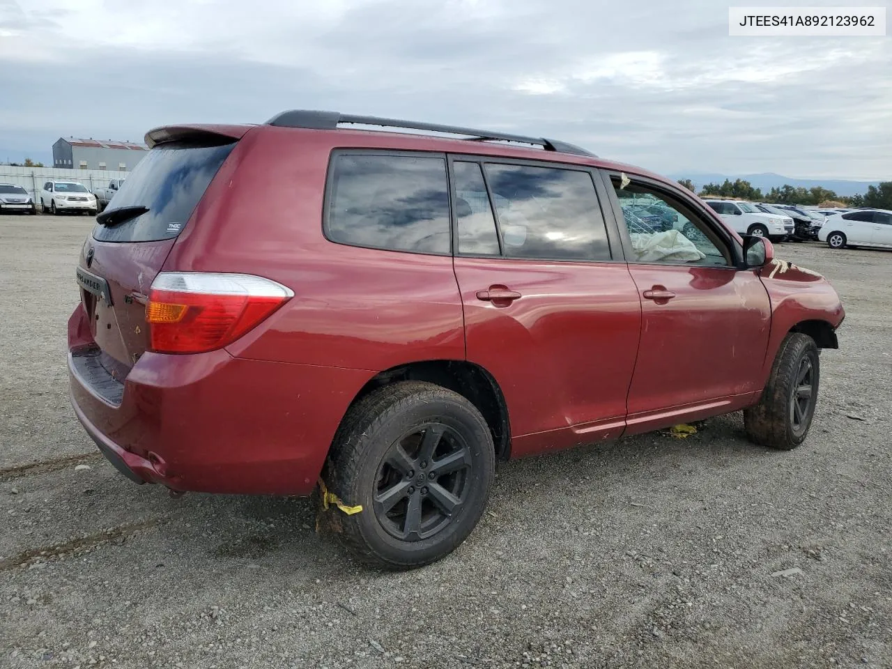 2009 Toyota Highlander VIN: JTEES41A892123962 Lot: 79091204